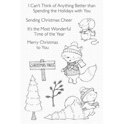 My Favorite Things Clear Stamps - Christmas Tree Farm